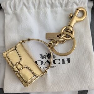 Coach Brass Tabby Charm